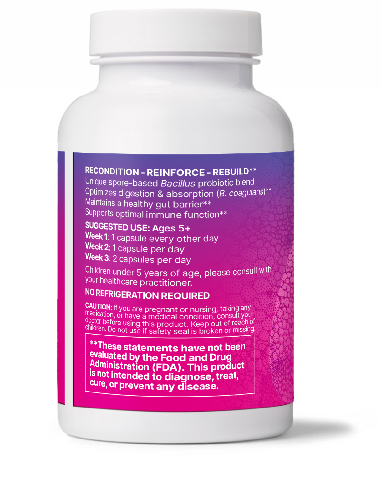 Microbiome Labs MegaSporeBiotic Probiotics for Women & Men - Spore-Based Probiotic for Gut Health & Digestive Support - Shelf-Stable, Travel-Friendly, Mens & Womens Probiotics (60 Capsules)